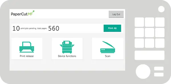 Papercut, Integrated Scanning, CopyLady