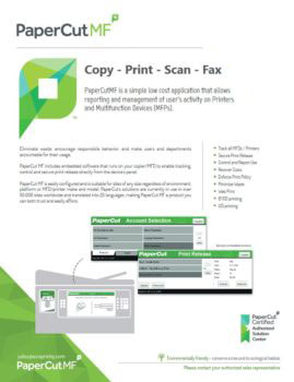 Ecoprintq Cover, Papercut MF, CopyLady, Kyocera, KIP, Xerox, VOIP, Southwest, Florida, Fort Myers, Collier, Lee